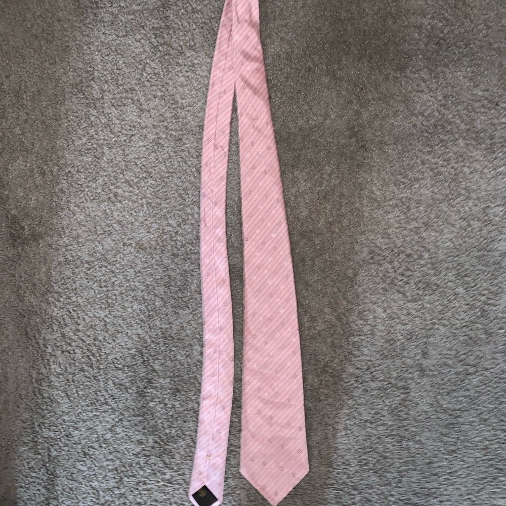 Louis Vuitton Pink Tie